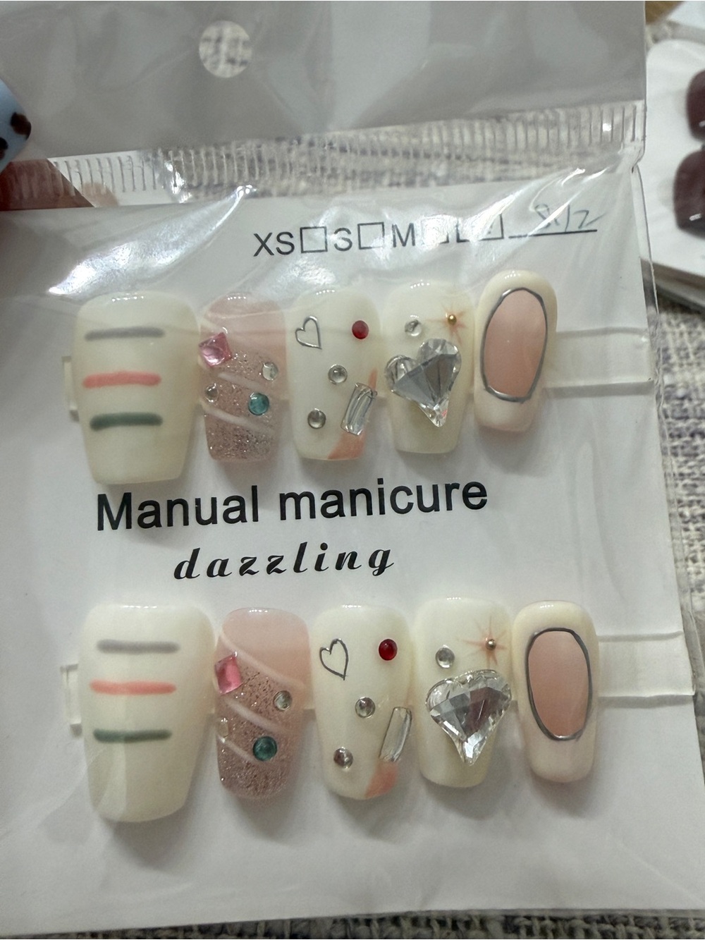 Long lasting high quality press in nails.  Last for weeks